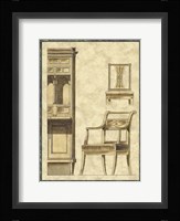 Biedermeier Furniture II Framed Print