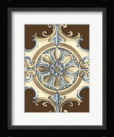 Ornamental Rosette I Framed Print