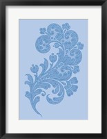 Porcelain Blue Motif II Fine Art Print
