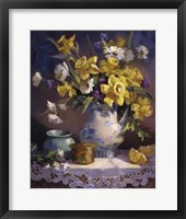 Daffodils and Lace Fine Art Print