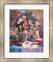 White Tulips & Roses Fine Art Print