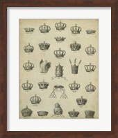 Heraldic Crowns & Coronets II Fine Art Print
