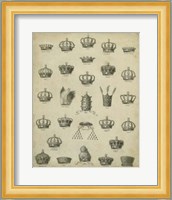 Heraldic Crowns & Coronets II Fine Art Print