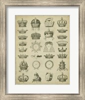 Heraldic Crowns & Coronets III Fine Art Print