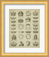 Heraldic Crowns & Coronets III Fine Art Print