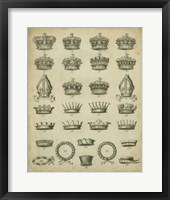 Heraldic Crowns & Coronets IV Fine Art Print