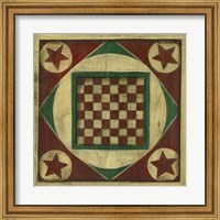 Antique Checkers Fine Art Print