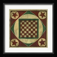 Antique Checkers Fine Art Print