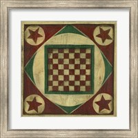 Antique Checkers Fine Art Print