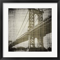 Bridges of New York II Framed Print