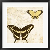 Jardin des Papillons I Framed Print