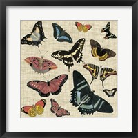 Butterflies & Linen II Fine Art Print