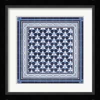 Italian Mosaic in Blue III Fine Art Print
