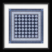 Italian Mosaic in Blue IV Fine Art Print
