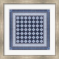 Italian Mosaic in Blue IV Fine Art Print