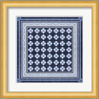 Italian Mosaic in Blue IV Fine Art Print