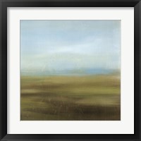 Aquamarine Skyline II Framed Print