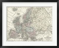 Map of Europe Fine Art Print