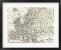 Map of Europe Fine Art Print