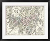 Map of Asia Fine Art Print