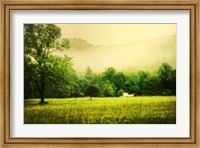 Farmhouse on Foggy Morn' Fine Art Print