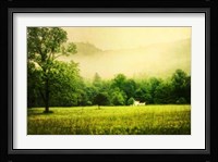 Farmhouse on Foggy Morn' Fine Art Print