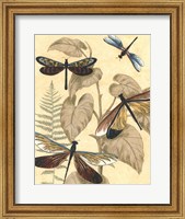 Graphic Dragonflies in Nature II Fine Art Print