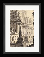 Vintage Roman Ruins III Framed Print