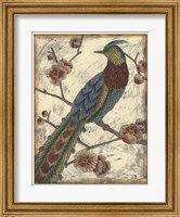 Embroidered Pheasant I Fine Art Print