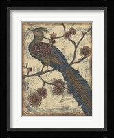 Embroidered Pheasant II Fine Art Print