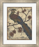 Embroidered Pheasant II Fine Art Print