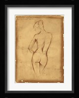 Antique Figure Study II Framed Print