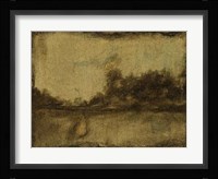 Gilded Landscape II Framed Print