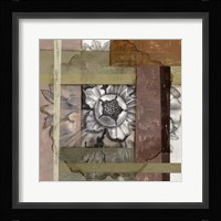 Woven Rosette I Framed Print