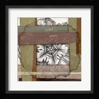 Woven Rosette II Framed Print