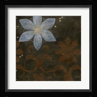 Burnished Brocade II Framed Print