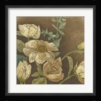 Antiqued Bouquet I Framed Print