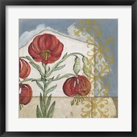 Vintage Lilies I Fine Art Print