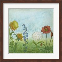 Antique Floral Meadow I Fine Art Print