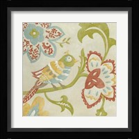 Linen Songbird I Framed Print