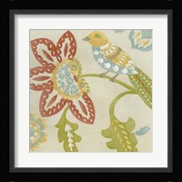 Linen Songbird II Framed Print