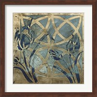 Stained Glass Indigo III Fine Art Print