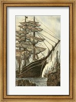 Printed Majestic Ship II Fine Art Print