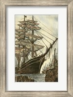 Printed Majestic Ship II Fine Art Print