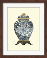 Blue Porcelain Vase II Fine Art Print