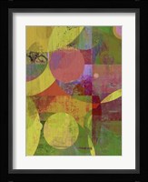 Vibrant Ellipses I Framed Print