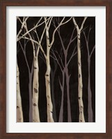 Midnight Birches II Fine Art Print