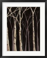 Midnight Birches II Fine Art Print