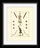 Golfers: H. Hutchinson & John Ball Fine Art Print