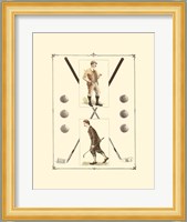 Golfers: H. Hutchinson & John Ball Fine Art Print